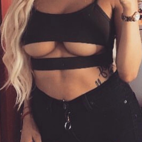 Pretty little thing army green crop top - Picture 1 of 4